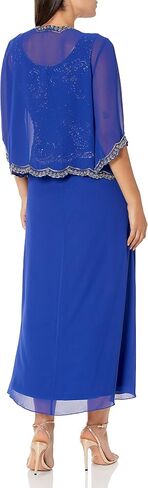 J Kara Women's Petite Beaded Jacket Dress in Saudi Arabia