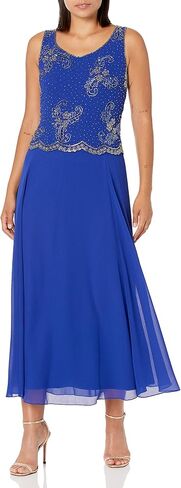 J Kara Women's Petite Beaded Jacket Dress in Saudi Arabia