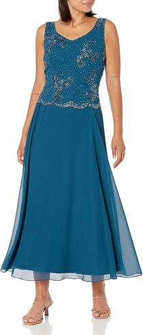 J Kara Women's Petite Beaded Jacket Dress in Saudi Arabia