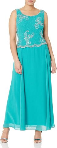 J Kara Women's Petite Beaded Jacket Dress in Saudi Arabia