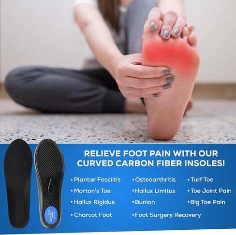 Premier Carbon Fiber Orthopedic Insoles, Shoe Inserts 1 pair in Saudi Arabia