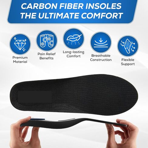 Premier Carbon Fiber Orthopedic Insoles, Shoe Inserts 1 pair in Saudi Arabia