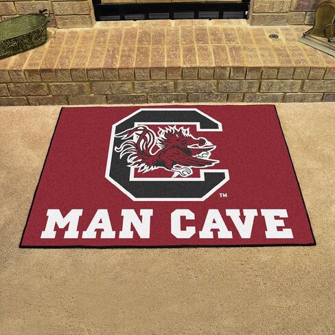 FANMATS 14693 سجادة South Carolina Gamecocks Man Cave All-Star - 34 بوصة × 42.5 بوصة. in Saudi Arabia