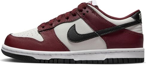 Nike Dunk Low Big Kids' Shoes (FZ4352-600, Dark Team Red/Summit White/) Size 3.5 in Saudi Arabia