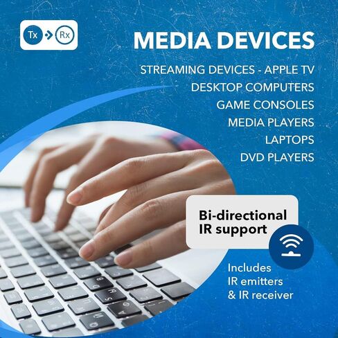 موسع OREI 8K KVM eARC HDMI Balun HDBaseT 3.0 UltraHD 4K @ 120 هرتز 4:4:4 عبر كابل CAT6/7 فردي مع USB، VRR، LAN، Dolby Vision، CEC، ARC ودعم IR، RS-232 حتى 330 قدم مخرج صوت - إثبات المفهوم in Saudi Arabia
