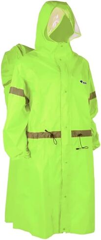 BlueField Unisex Reflective Outdoor Backpack Raincoat Rain Cover One-piece Rain Poncho Cape Jacket for Hiking Camping Cycling in Saudi Arabia