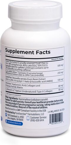Collagen Repair - Joint Health Supplement - Joint Cartilage, Tendon, Ligament Support - Supports Connective Tissue Repair - With Type 2 Collagen, Curcumin, Hyaluronic Acid & More, 60 Caps in Saudi Arabia