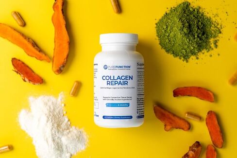 Collagen Repair - Joint Health Supplement - Joint Cartilage, Tendon, Ligament Support - Supports Connective Tissue Repair - With Type 2 Collagen, Curcumin, Hyaluronic Acid & More, 60 Caps in Saudi Arabia