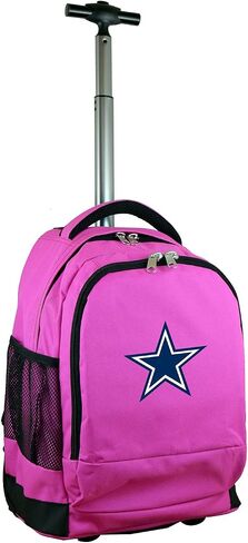 NFL Wheeled Backpack, 19-inches, Pink in Saudi Arabia