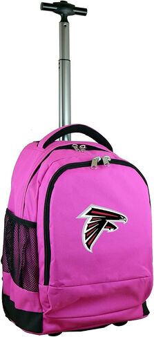 NFL Wheeled Backpack, 19-inches, Pink in Saudi Arabia