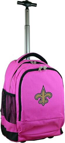 NFL Wheeled Backpack, 19-inches, Pink in Saudi Arabia