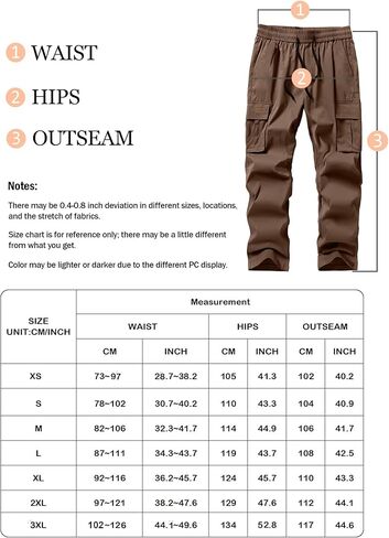 بنطال كاجوال للرجال برباط للمشي لمسافات طويلة، بنطال رياضي للركض التكتيكي للرجال in Kuwait