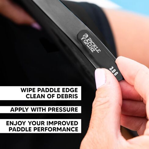 9 Pack 3g Weighted Lead Tape for Pickleball Paddles - Pre Cut Adhesive Pickleball Lead Tape for Paddle to Improve Control, Power, Spin - Pickle Ball Racket Weighted Edge Bars - Black in Saudi Arabia