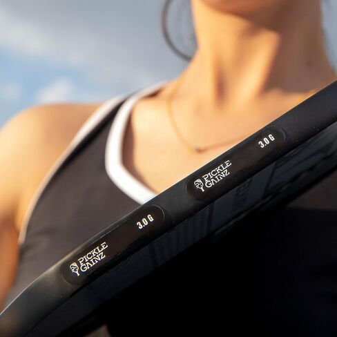 9 Pack 3g Weighted Lead Tape for Pickleball Paddles - Pre Cut Adhesive Pickleball Lead Tape for Paddle to Improve Control, Power, Spin - Pickle Ball Racket Weighted Edge Bars - Black in Saudi Arabia