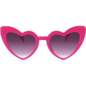 YOGFIT Heart Sunglasses for Women Fashion Classic Love Eye Protection Sunglasses Vintage Cute Heart Sunglasses