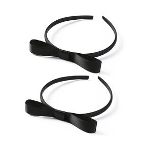Nuolich 2PCS Red Bow Headbands for Girls Women Cute Hair Bow Knotted Hair Hoop World Book Day Party Cosplay Costume Accessories for Matilda