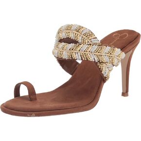 Jessica Simpson Women's Rixei Braided Embellished Heeled Sandal in Kuwait
