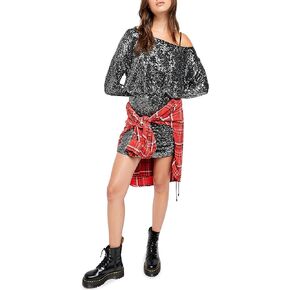 Free People Women's Giselle Sequin Minidress