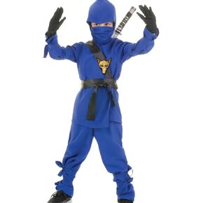 Underwraps Costumes Children's Blue Ninja Costume, Medium 6-8 Childrens Costume