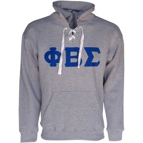Mega Greek Phi Beta Sigma Sports Lace Hooded Sweatshirt
