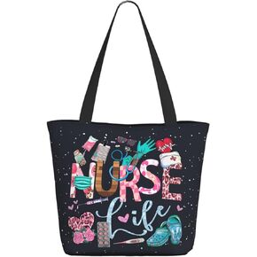 VelumVista Bible Tote Bags For Women Christian Tote Bag Religious Grocery Bag With Zipper For Mothers Day Church Gifts