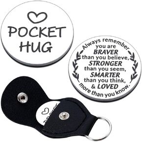 SYGUNAR Pocket Hug Token Christmas Stocking Stuffers Encouragement Gifts for Women Men Get Well Soon Cancer Survivor Recovery Gifts Thinking of You Token Long Distance Relationship Friendship Gifts in Kuwait
