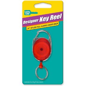 Lucky Line 64001 Retractable Key Chain- colors vary