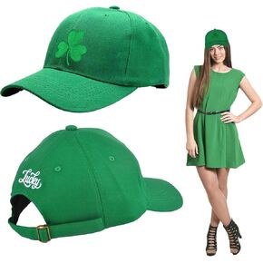 CAMDUCK 2 قطعة قبعة بيسبول يوم القديس باتريك، قبعة بيسبول شامروك خضراء، قبعة سائق شاحنة القديس باتريك، قبعة عطلة قابلة للتعديل in Kuwait