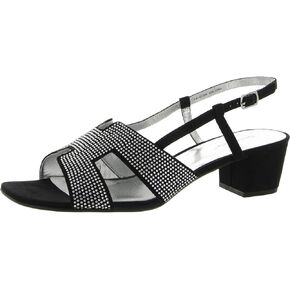 David Tate Womens Amber Block Cut-Out Heels