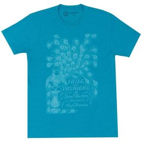 Out of Print Pride and Prejudice Teal Unisex Shirt