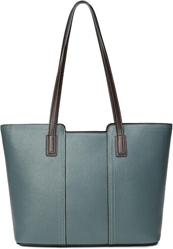Women's Genuine Leather Tote Handbag Large Capacity Pocketbook Purse in Saudi Arabia