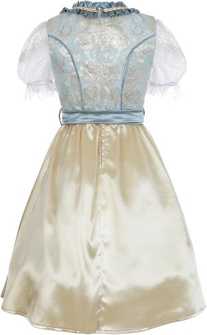 فساتين LTAKK Dirndl للسيدات ملابس مهرجان أكتوبر أزياء بافارية زي فتاة البيرة التقليدية الألمانية مع بلوزة Dirndl in Kuwait