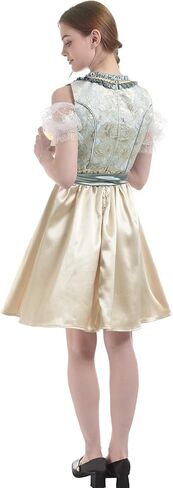 فساتين LTAKK Dirndl للسيدات ملابس مهرجان أكتوبر أزياء بافارية زي فتاة البيرة التقليدية الألمانية مع بلوزة Dirndl in Kuwait