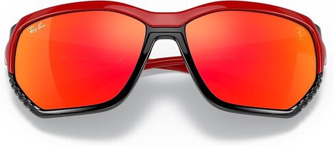 Ray-Ban Rb4366m Scuderia Ferrari Collection Square Sunglasses in Saudi Arabia