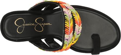 Jessica Simpson Women's Rixei Braided Embellished Heeled Sandal in Saudi Arabia