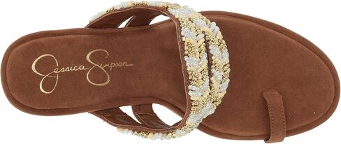 Jessica Simpson Women's Rixei Braided Embellished Heeled Sandal in Saudi Arabia