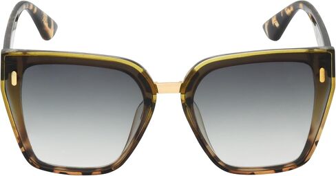 TAHARI Th816 نظارة شمسية نسائية ذات عدسة كبيرة الحجم واقية من الأشعة فوق البنفسجية بنسبة 100%. هدايا أنيقة لها، 65 ملم in Kuwait