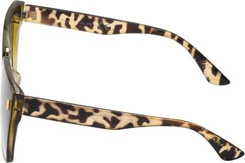 TAHARI Th816 نظارة شمسية نسائية ذات عدسة كبيرة الحجم واقية من الأشعة فوق البنفسجية بنسبة 100%. هدايا أنيقة لها، 65 ملم in Kuwait