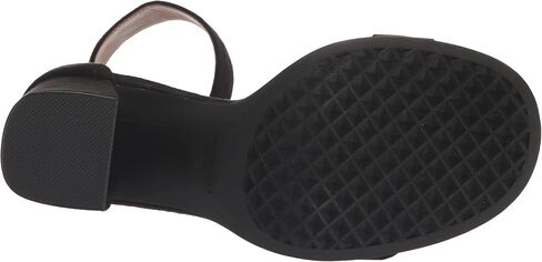 Aerosoles Women's Lawrence Heeled Sandal, Black Faux Suede, 9.5 in Saudi Arabia