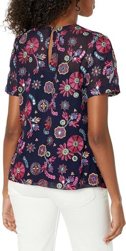 Trina Turk Women's Embroidered T Shirt in Saudi Arabia