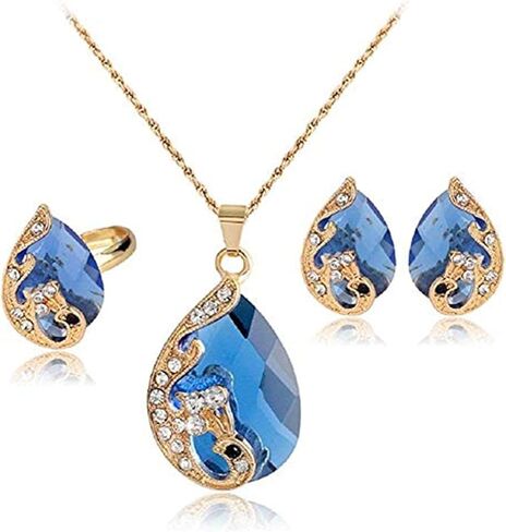 اقراط اذن ستيرلينغ سلفر مرصعة بالكريستال للنساء S925, NA in Kuwait