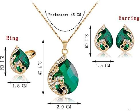 اقراط اذن ستيرلينغ سلفر مرصعة بالكريستال للنساء S925, NA in Kuwait