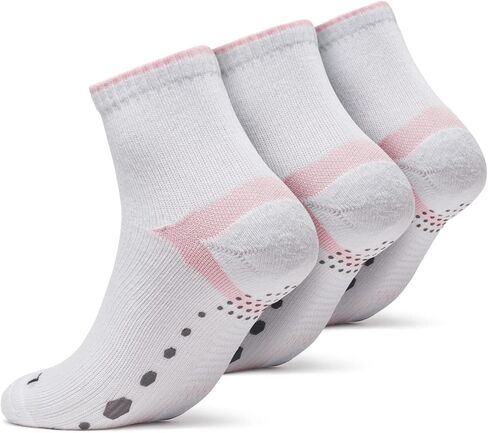 TSLA 3 أو 6 أزواج من الجوارب الرياضية المبطنة المريحة بدون عرض/جوارب قصيرة للطاقم، جوارب رياضية للجري مع شبكة in Kuwait