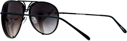 JuicyOrange Oversized Round Aviator Sunglasses Mirror Lens Metal Rims in Back Spring Hinge in Saudi Arabia