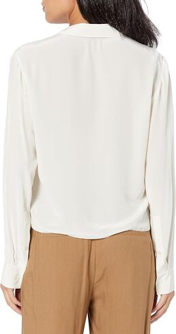 Theory Women's Button-Down Tie-Waist Blouse in Saudi Arabia