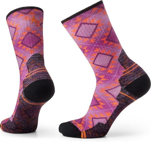 Smartwool Women's Hike Light Cushion Merino Wool Crew Socks — Southwest Tile Custom Print by Vernan Kee in Saudi Arabia