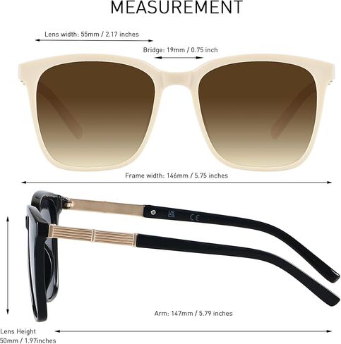 LYZOIT Oversized Sunglasses for Women Mirrored Big Large Shades Fashion Square Frame Sun glasses UV Protection in Kuwait