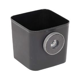 Vestil FTA-P-MSB-198 Plastic Fork Truck Magnetic Storage Bin 6-3/4 in. x 6-1/8 in. x 5-3/4 in. Black