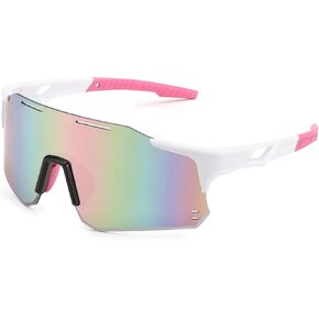 FEISEDY Cycling Glasses Sports Sunglasses for Men Women, Youth Kids Baseball Softball Running Sunglasses B0223