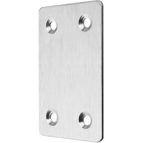 4 قطعة 2.4x1.5 بوصة معدنية مسطحة مستقيم هدفين قوس 1.2 مللي متر سماكة معدنية مسطحة مستقيم إصلاح لوحات تحديد دعامة زاوية in Kuwait